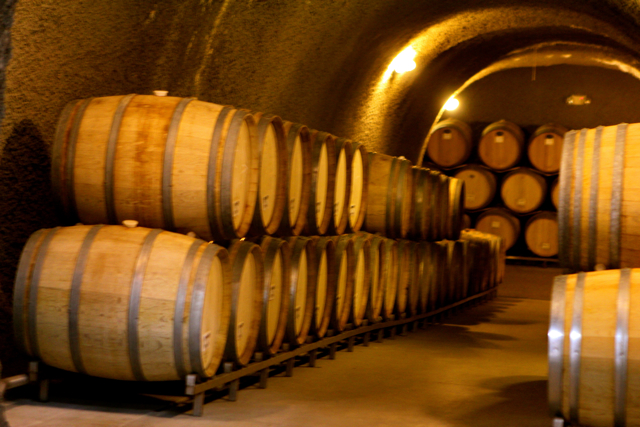 Barrels in Cave