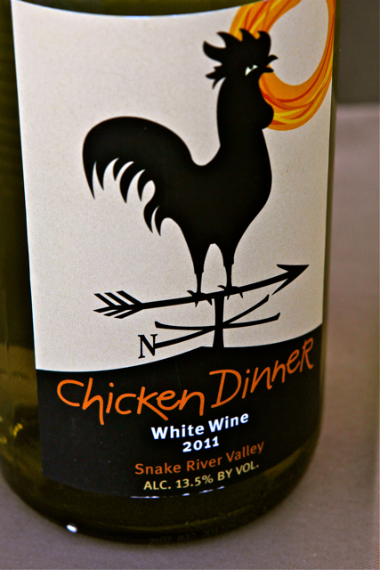 Huston Chicken Dinner White Wine