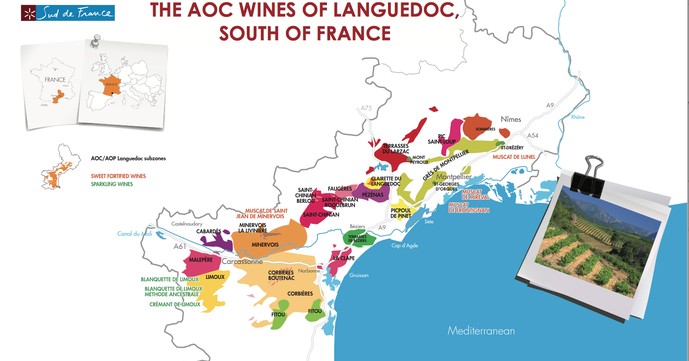 Languedoc map